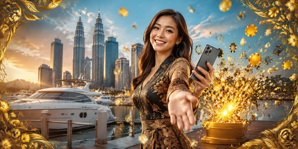 Pemain kasino di Kuala Lumpur mengakses permainan roulette selamat melalui telefon pintar